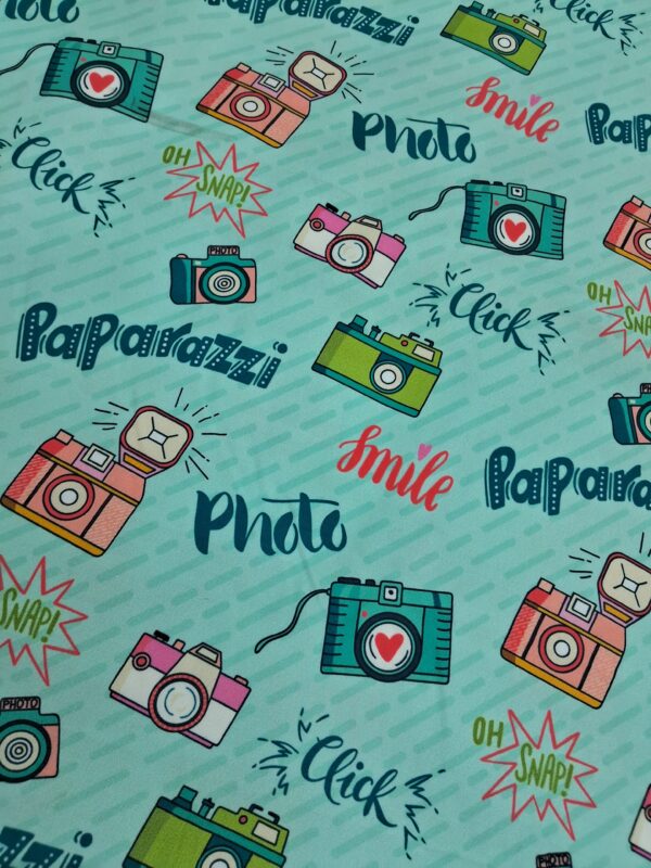 Camera print rayon 44"