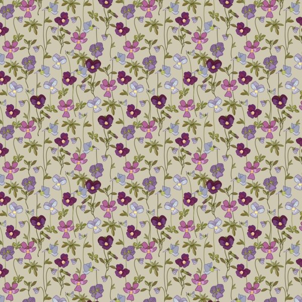 Dusty Lilac Field print customizable