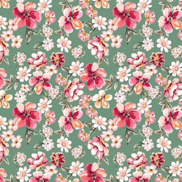 Rosewood Greenery print customizable