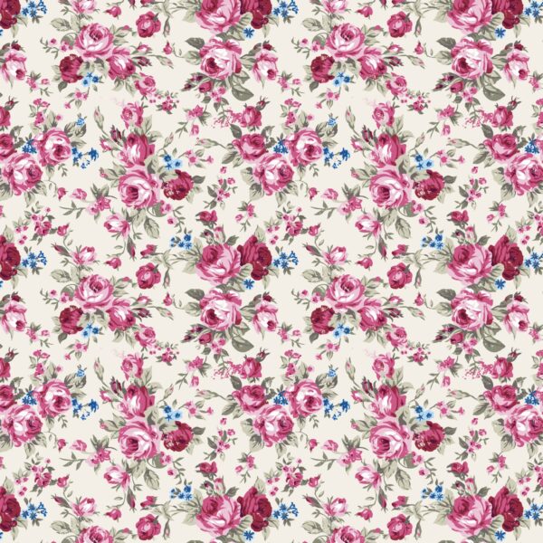 Vintage Rose Cluster print customizable