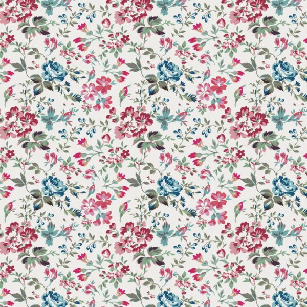 Berry & Blue Bloom print customizable