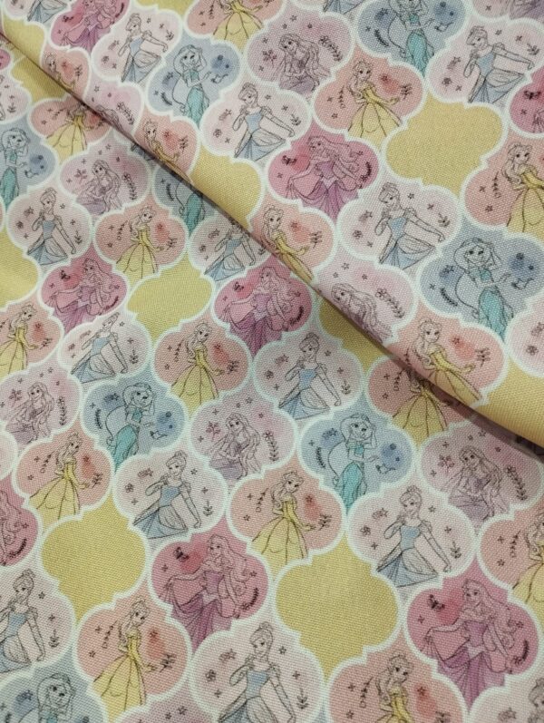 Disney princess design digital print poly canvas 58"