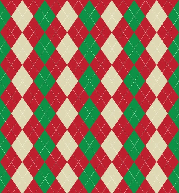 Christmas Rhombus Pattern customizable