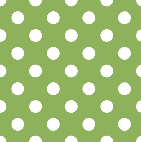 Christmas Green polka pattern customizable