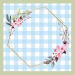 Sky Check Blossom Wreath