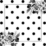 Monochrome Floral Dots