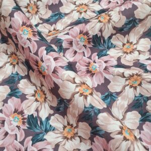 midnight bloom floral poly canvas fabric 60 inch width