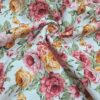 vintage bouquet floral poly canvas fabric 60 inch width
